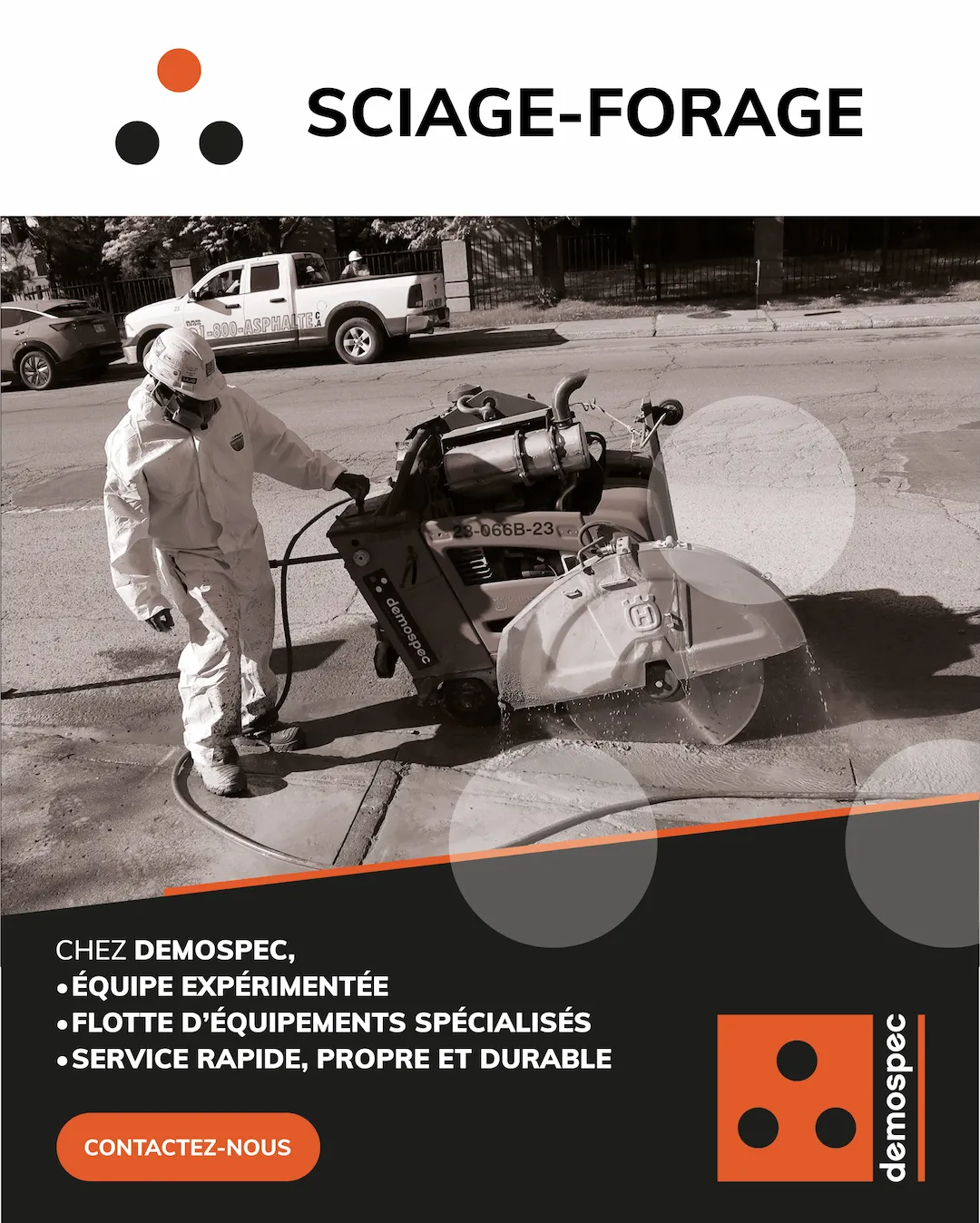 Publicité Meta réalisée pour Demospec