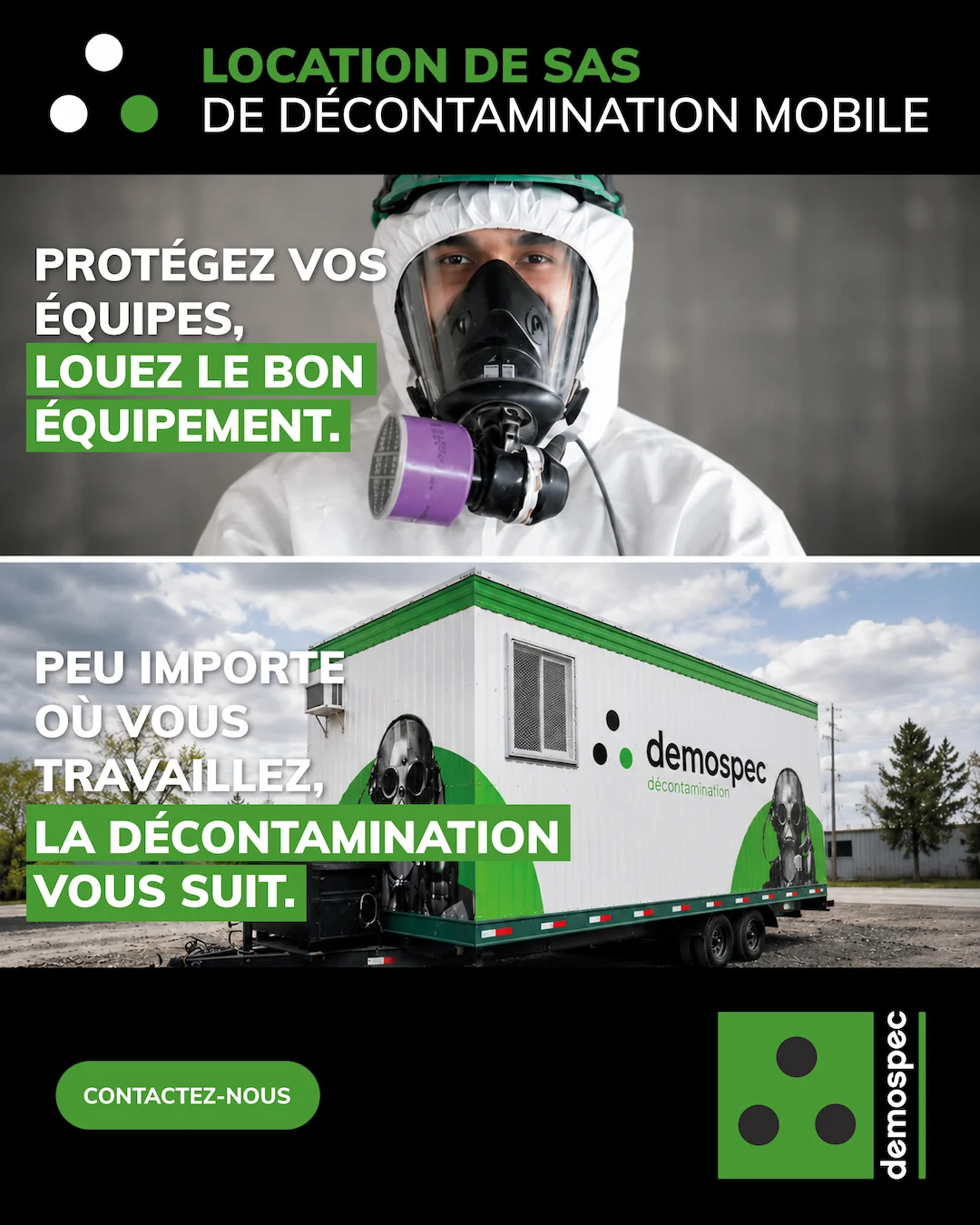 Publicité Meta réalisée pour Demospec