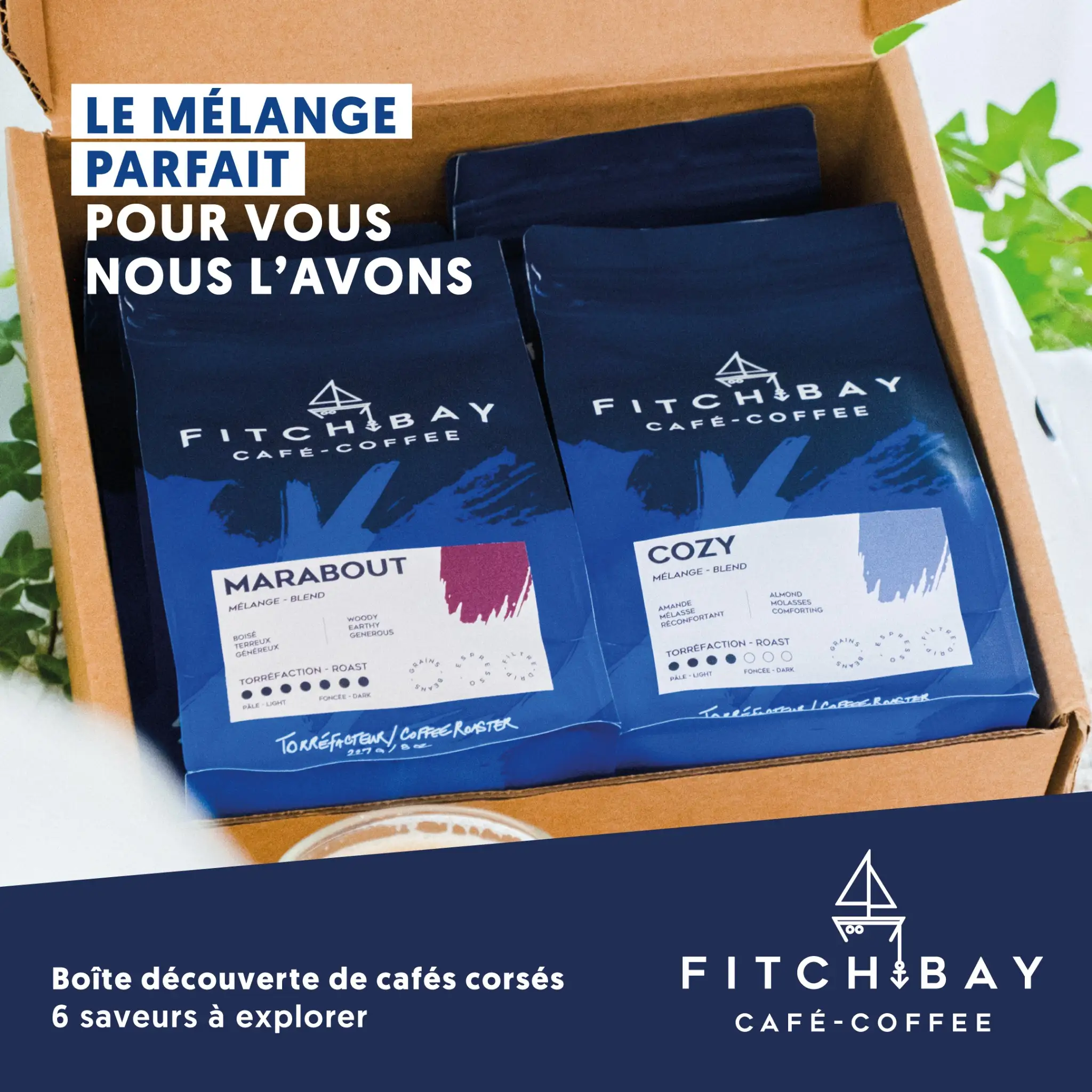 Publicité Meta réalisée pour Fitch Bay Café