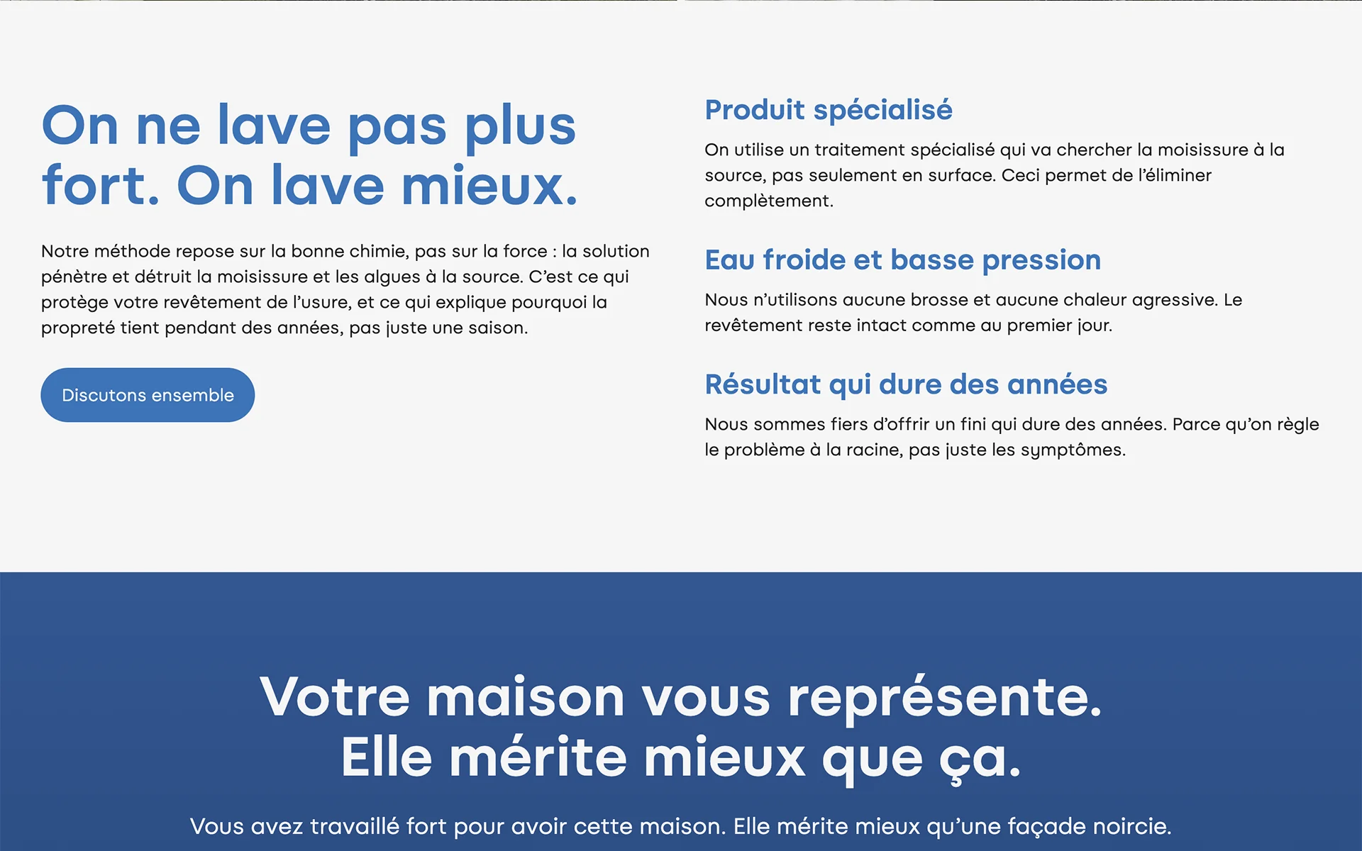 Site web réalisé pour DM Signature