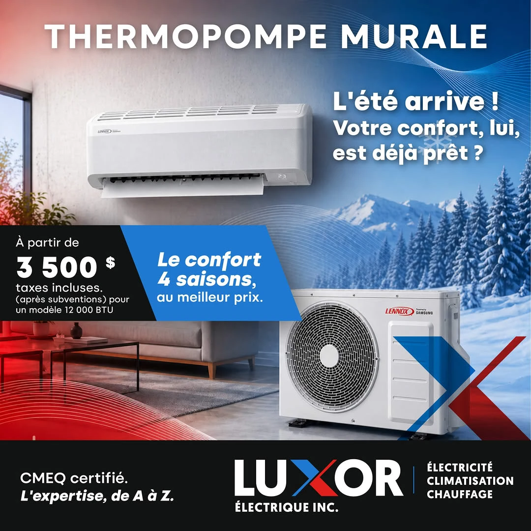 Publicité Meta réalisée pour Luxor Électrique