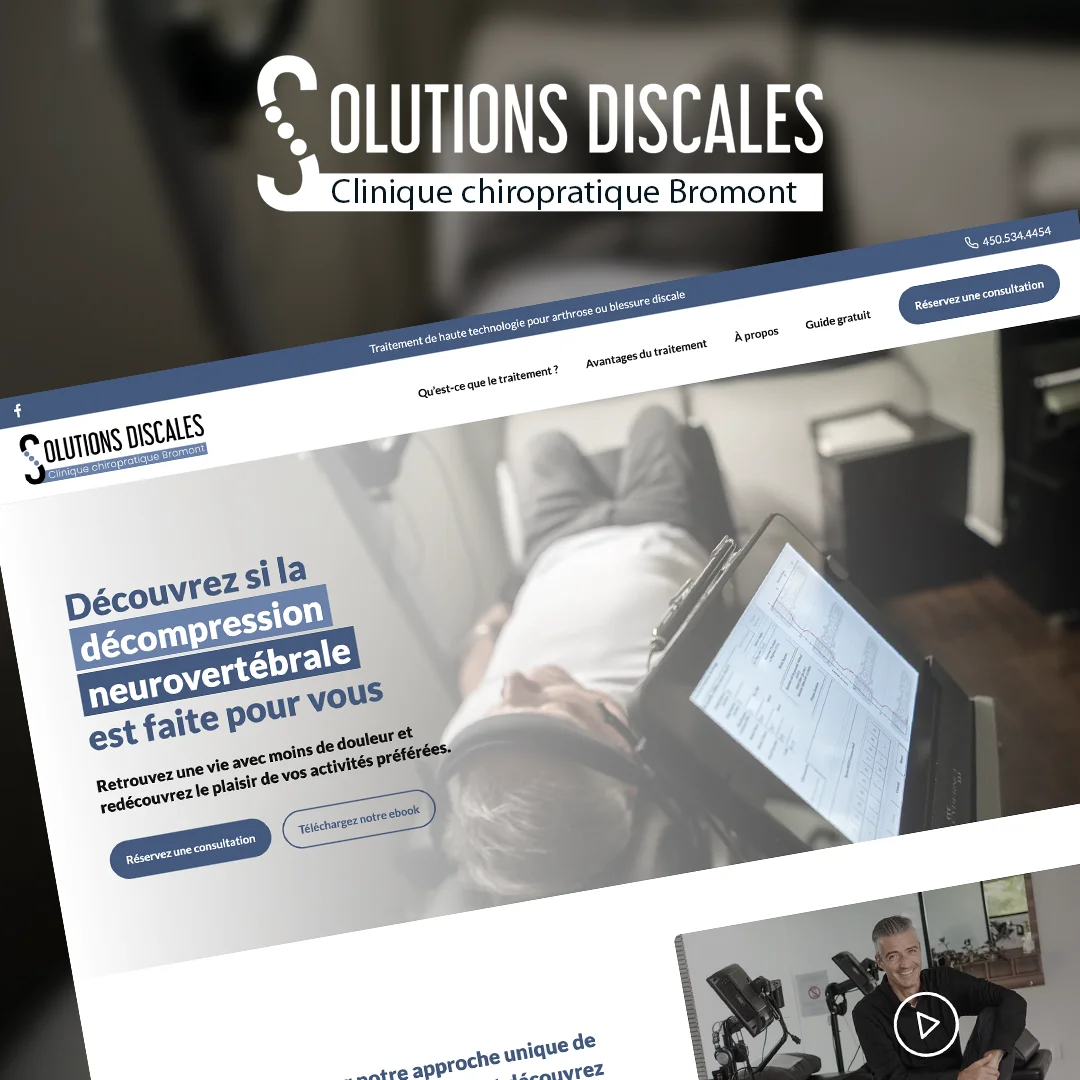 Projet de publicité numérique pour Solutions Discales