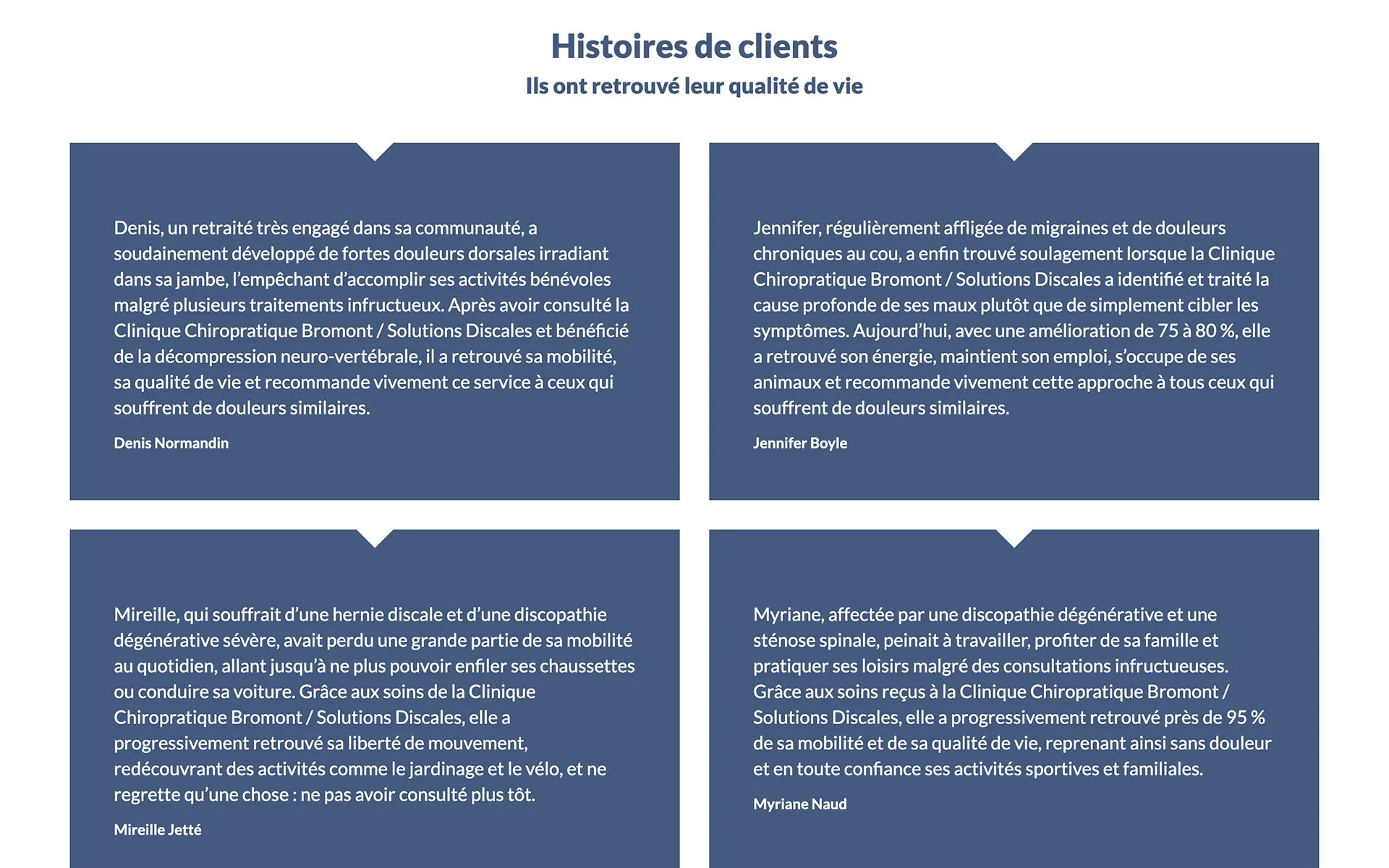 Site web réalisé pour Solutions Discales