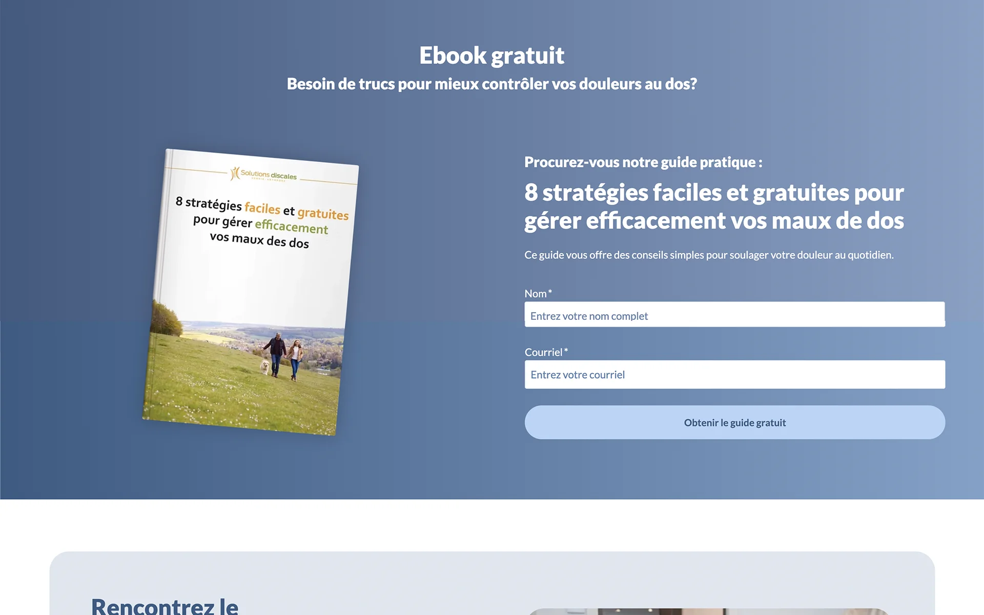 Site web réalisé pour Solutions Discales