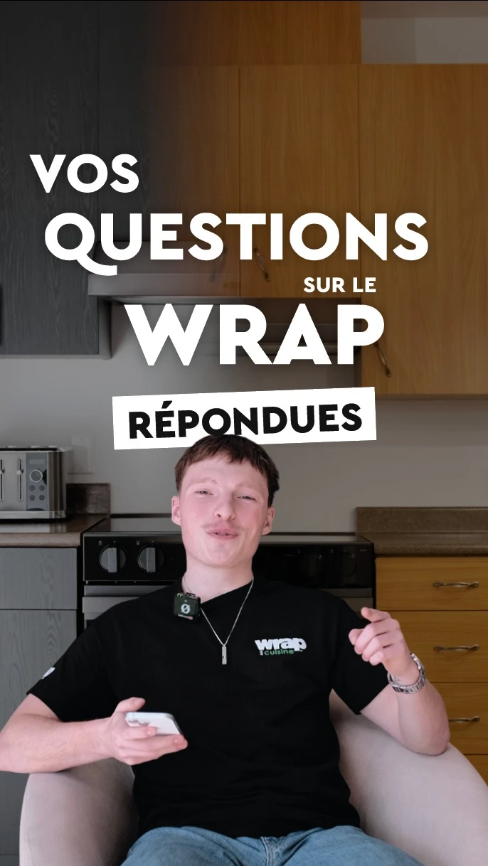 Création de contenu pour Wrap Ma Cuisine